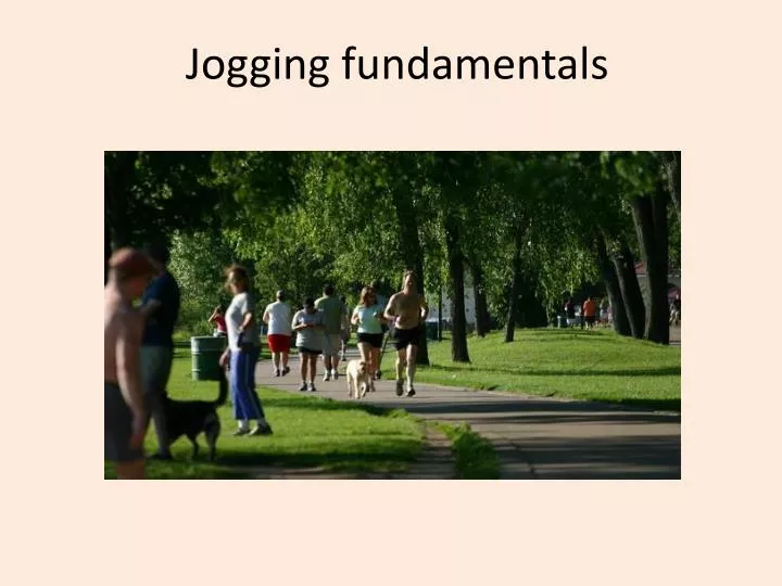 jogging fundamentals