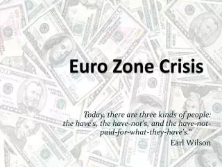 Euro Zone Crisis