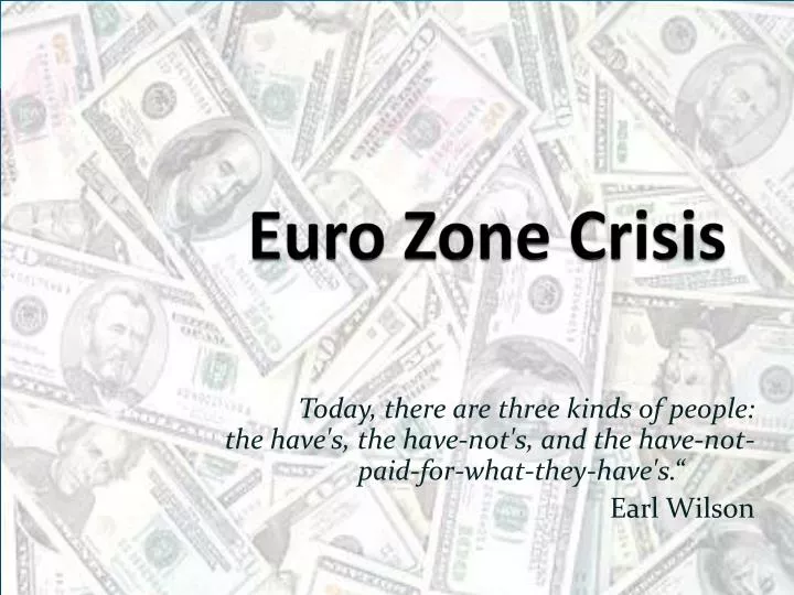 euro zone crisis