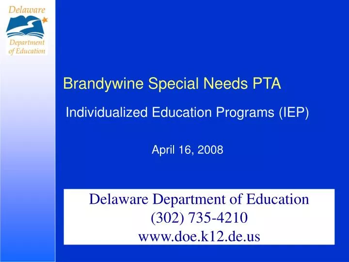 brandywine special needs pta