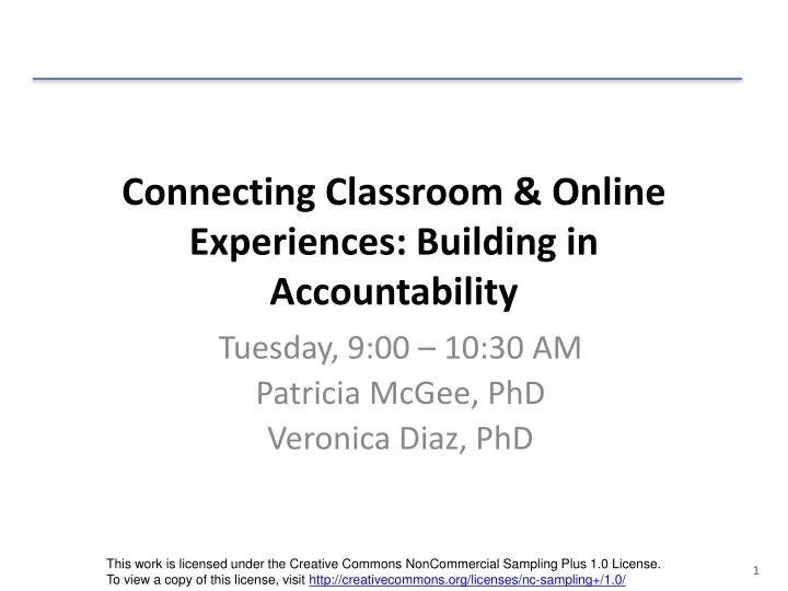 connecting classroom online experiences building in accountability
