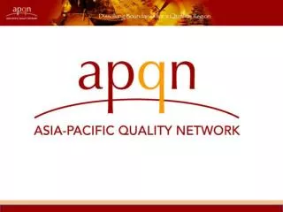 KAMANTO SUNARTO Board Member, Asia-Pacific Quality Network