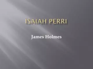 Isaiah Perri