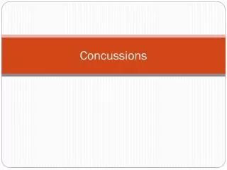 concussions