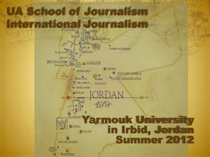 yarmouk university in irbid jordan summer 2012