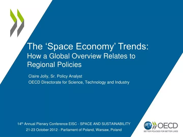 the space economy trends how a global overview relates to regional policies