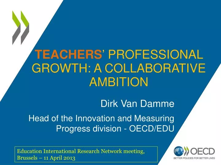 teachers professional growth a collaborative ambition
