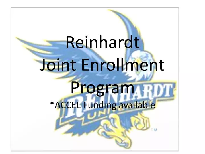 reinhardt joint enrollment program