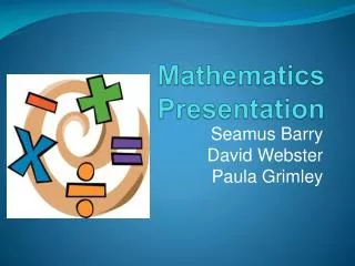 Mathematics Presentation