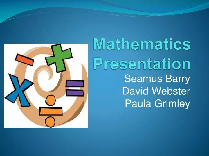 mathematics presentation