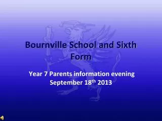 Bournville School and Sixth Form