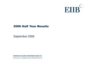 2006 Half Year Results