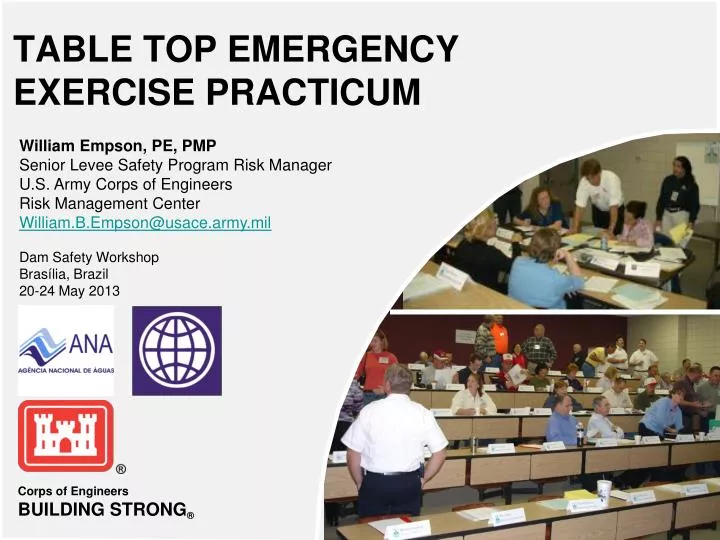 table top emergency exercise practicum