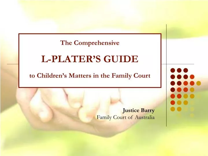 justice barry family court of australia