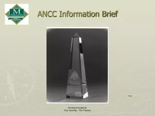 ANCC Information Brief