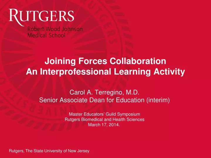 joining forces collaboration an interprofessional learning activity