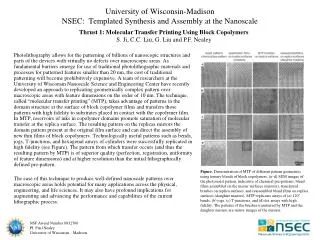 University of Wisconsin-Madison NSEC: Templated Synthesis and Assembly at the Nanoscale