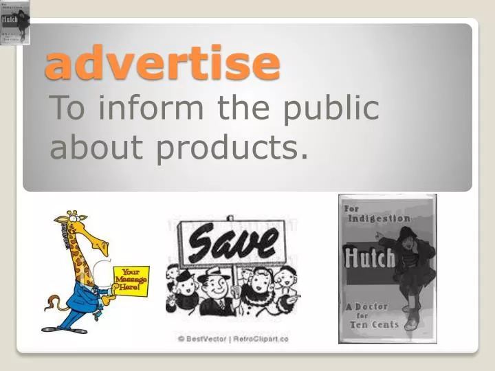 advertise