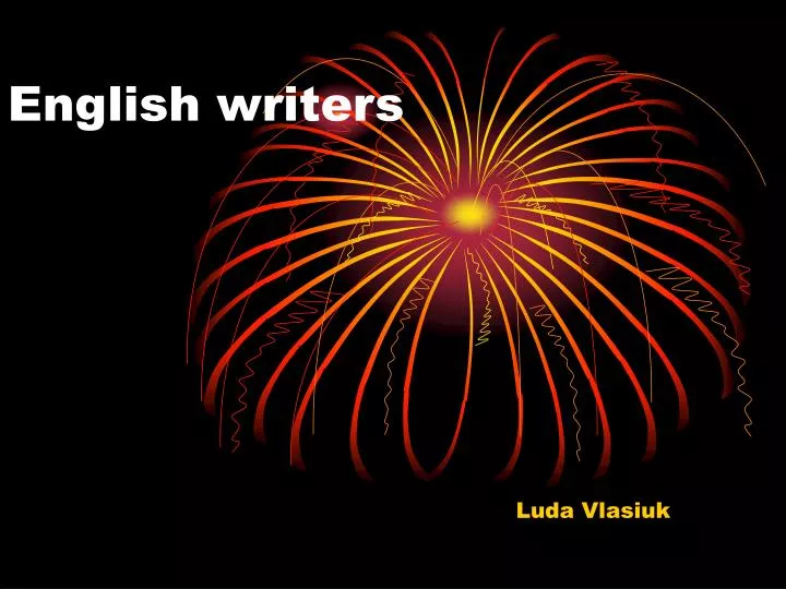 english writers