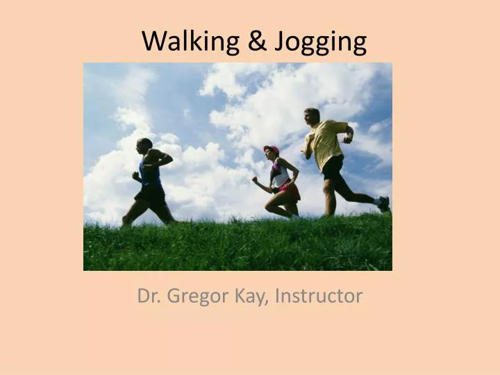 walking jogging