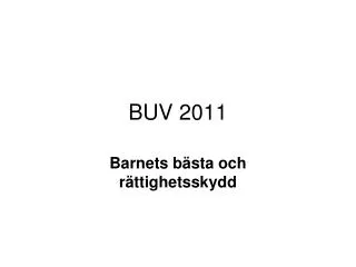 buv 2011