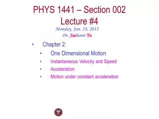phys 1441 section 002 lecture 4