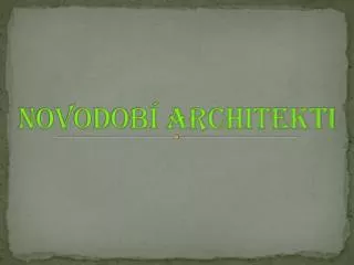 novodob architekti