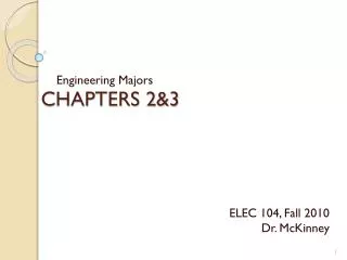 CHAPTERS 2&amp;3