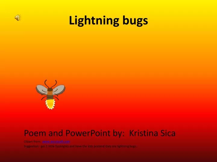 lightning bugs