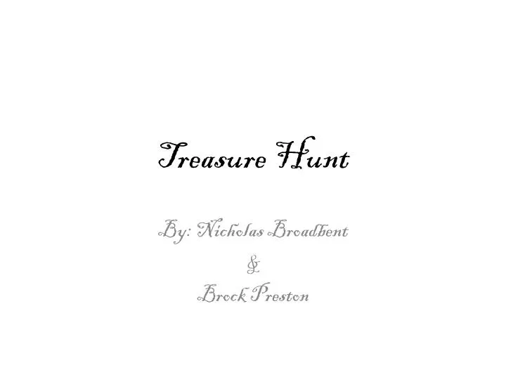 treasure hunt