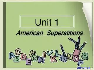 American Superstitions