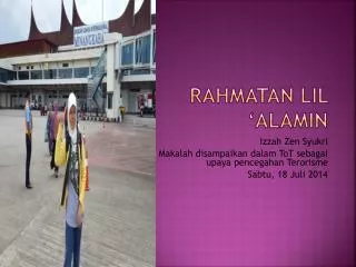 rahmatan lil alamin