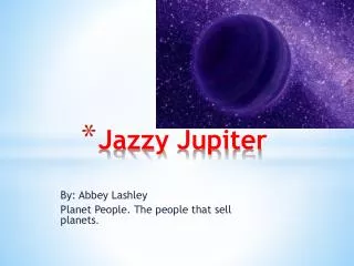 Jazzy Jupiter