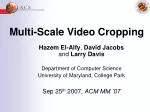 Multi-Scale Video Cropping - slide 1