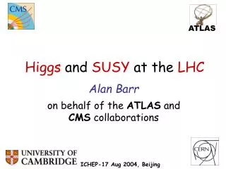 Higgs and SUSY at the LHC
