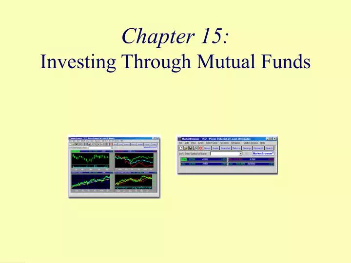 chapter 15 investing through mutual funds