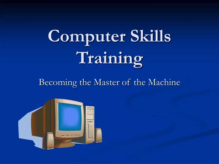 computer skills training