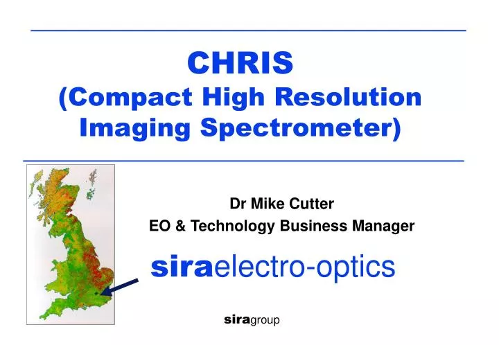 chris compact high resolution imaging spectrometer