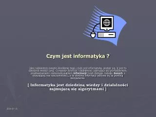 czym jest informatyka