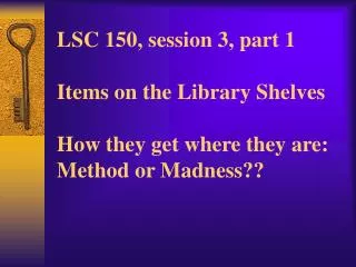 Locating Items in the CCSU Library (and other college libraries)