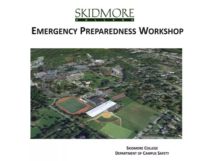 emergency preparedness workshop