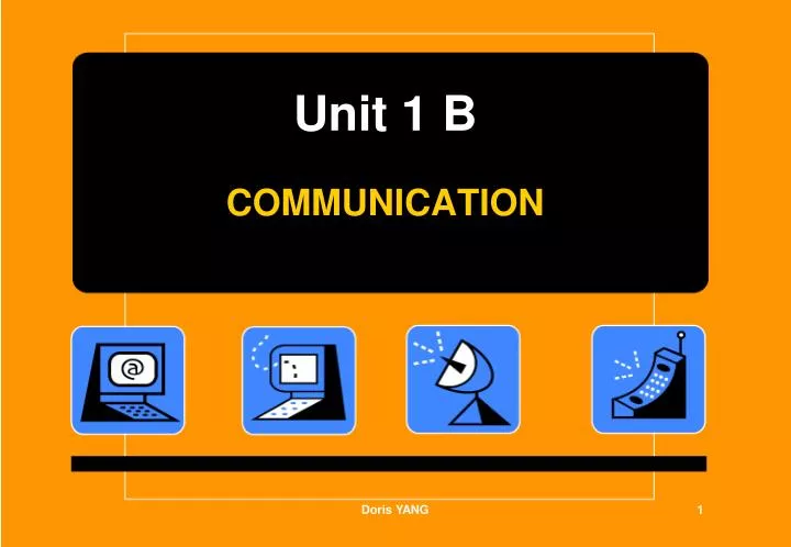 unit 1 b