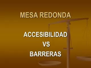 mesa redonda