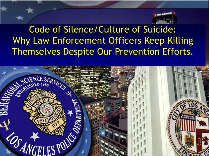 code of silence culture of suicide