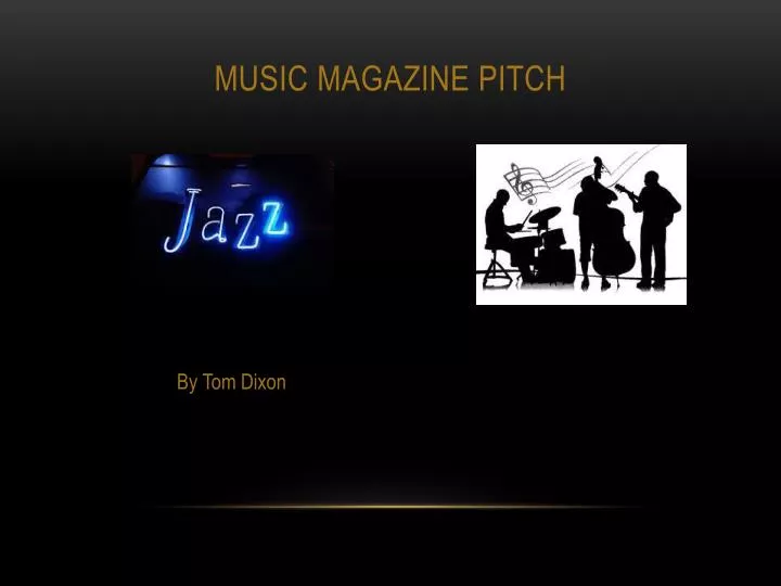 music magazine pitch