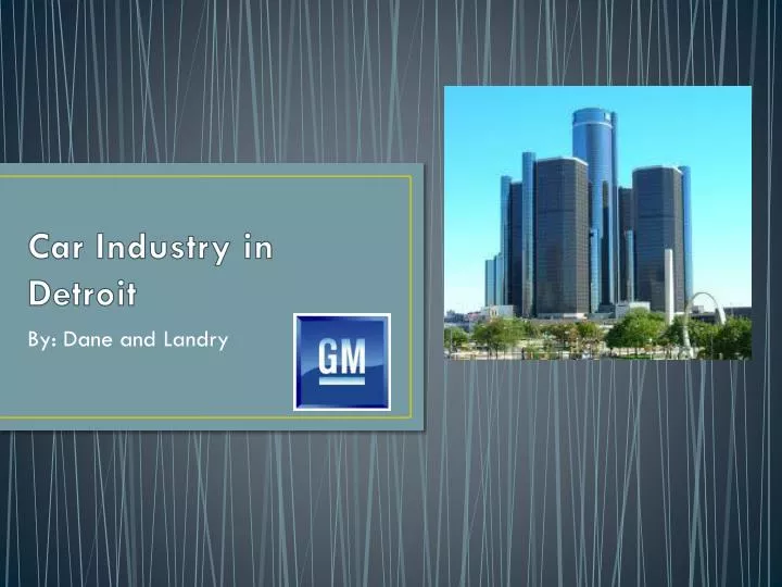 car industry in detroit