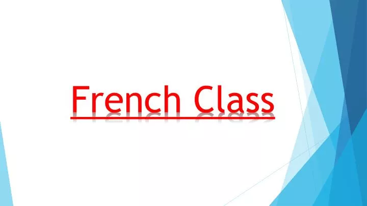 french class