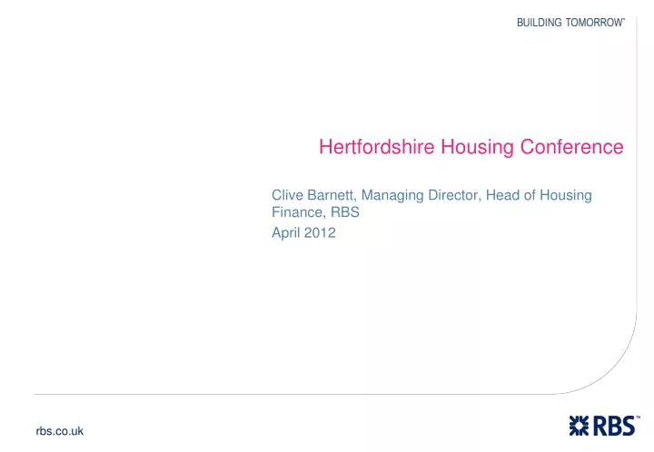 hertfordshire housing conference