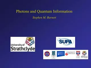 Photons and Quantum Information