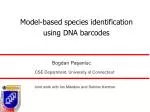 Model-based species identification using DNA barcodes - slide 1